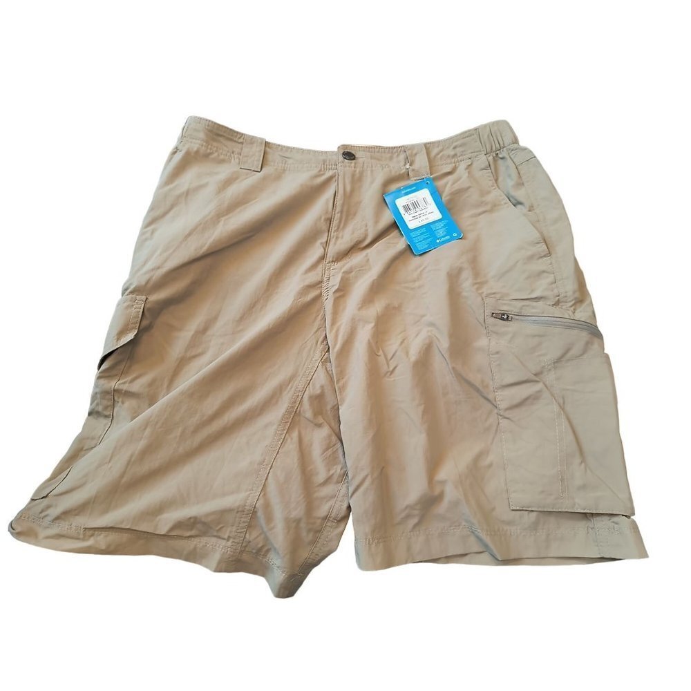 Columbia Silver Ridge Cargo Shorts Men's Size 34 10‎ Inch Inseam New With Tags